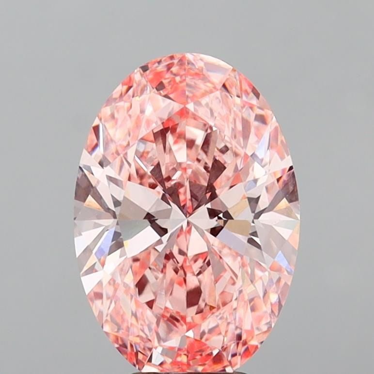 IGI Oval 5.08ct Fancy Vivid Pink VVS2 - Loose Lab Diamond: IGI Oval 5.08ct Fancy Vivid Pink VVS2 - Loose Lab Diamond Item Specifics: Source: This Is A Real Diamond Grown In A Lab Not Mined. Carat: 5.08 Cut: - Color: Fancy Vivid Pink Clarity: VVS2 Polish: EX S
