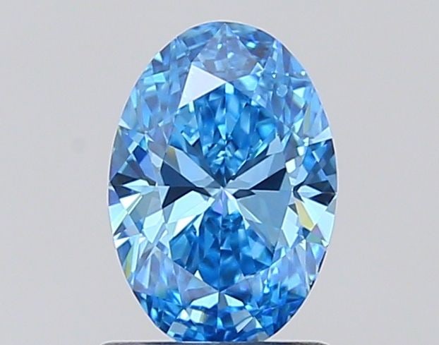 IGI Oval 1.02ct Fancy Vivid Blue VVS2 - Loose Lab Diamond: IGI Oval 1.02ct Fancy Vivid Blue VVS2 - Loose Lab Diamond Item Specifics: Source: This Is A Real Diamond Grown In A Lab Not Mined. Carat: 1.02 Cut: - Color: Fancy Vivid Blue Clarity: VVS2 Polish: EX S