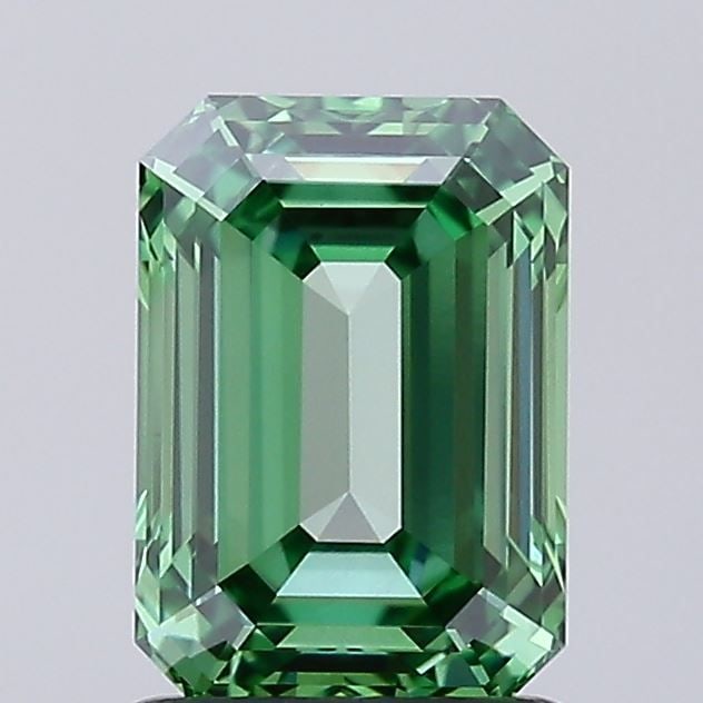 IGI Emerald 1.59ct Fancy Vivid Green VVS1 - Loose Lab Diamond: IGI Emerald 1.59ct Fancy Vivid Green VVS1 - Loose Lab Diamond Item Specifics: Source: This Is A Real Diamond Grown In A Lab Not Mined. Carat: 1.59 Cut: - Color: Fancy Vivid Green Clarity: VVS1 Polish: