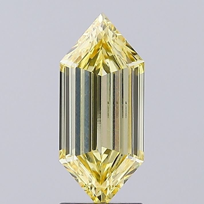 IGI Hexagonal 2.13ct Fancy Yellow VVS1 - Loose Lab Diamond: IGI Hexagonal 2.13ct Fancy Yellow VVS1 - Loose Lab Diamond Item Specifics: Source: This Is A Real Diamond Grown In A Lab Not Mined. Carat: 2.13 Cut: - Color: Fancy Yellow Clarity: VVS1 Polish: EX