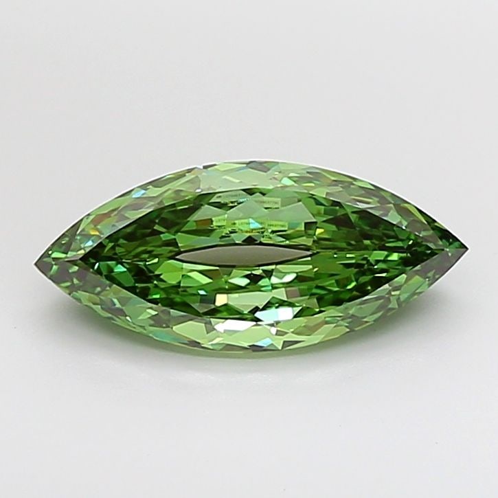 IGI Marquise 2.85ct Fancy Vivid Green VVS2 - Loose Lab Diamond: IGI Marquise 2.85ct Fancy Vivid Green VVS2 - Loose Lab Diamond Item Specifics: Source: This Is A Real Diamond Grown In A Lab Not Mined. Carat: 2.85 Cut: - Color: Fancy Vivid Green Clarity: VVS2