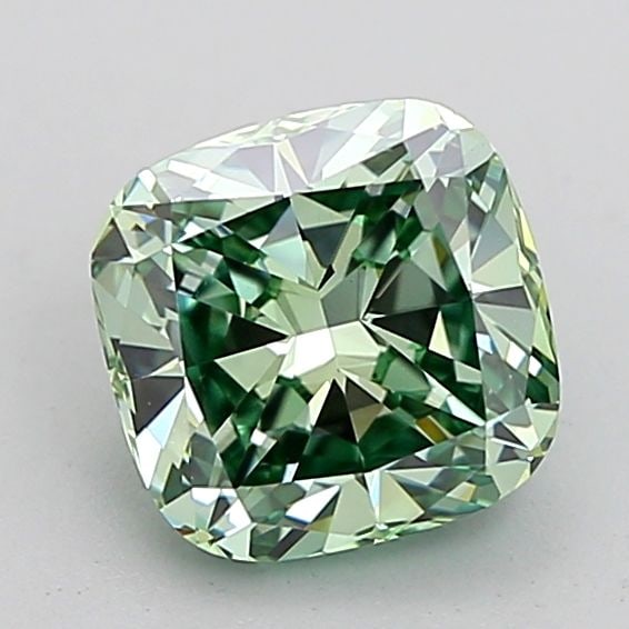 IGI Cushion Modified 1.54ct Fancy Vivid Green VVS2 - Loose Lab Diamond: IGI Cushion Modified 1.54ct Fancy Vivid Green VVS2 - Loose Lab Diamond Item Specifics: Source: This Is A Real Diamond Grown In A Lab Not Mined. Carat: 1.54 Cut: - Color: Fancy Vivid Green Clarity: VVS