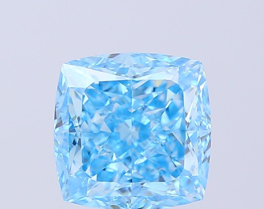 IGI Cushion Modified 5.08ct Fancy Vivid Blue VVS2 - Loose Lab Diamond: IGI Cushion Modified 5.08ct Fancy Vivid Blue VVS2 - Loose Lab Diamond Item Specifics: Source: This Is A Real Diamond Grown In A Lab Not Mined. Carat: 5.08 Cut: - Color: Fancy Vivid Blue Clarity: VVS2