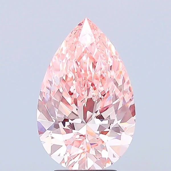 IGI Pear 5.01ct Fancy Vivid Pink VVS2 - Loose Lab Diamond: IGI Pear 5.01ct Fancy Vivid Pink VVS2 - Loose Lab Diamond Item Specifics: Source: This Is A Real Diamond Grown In A Lab Not Mined. Carat: 5.01 Cut: - Color: Fancy Vivid Pink Clarity: VVS2 Polish: EX