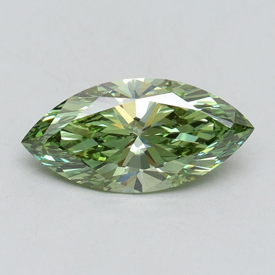 IGI Marquise 1.05ct Fancy Vivid Green VVS2 - Loose Lab Diamond: IGI Marquise 1.05ct Fancy Vivid Green VVS2 - Loose Lab Diamond Item Specifics: Source: This Is A Real Diamond Grown In A Lab Not Mined. Carat: 1.05 Cut: - Color: Fancy Vivid Green Clarity: VVS2