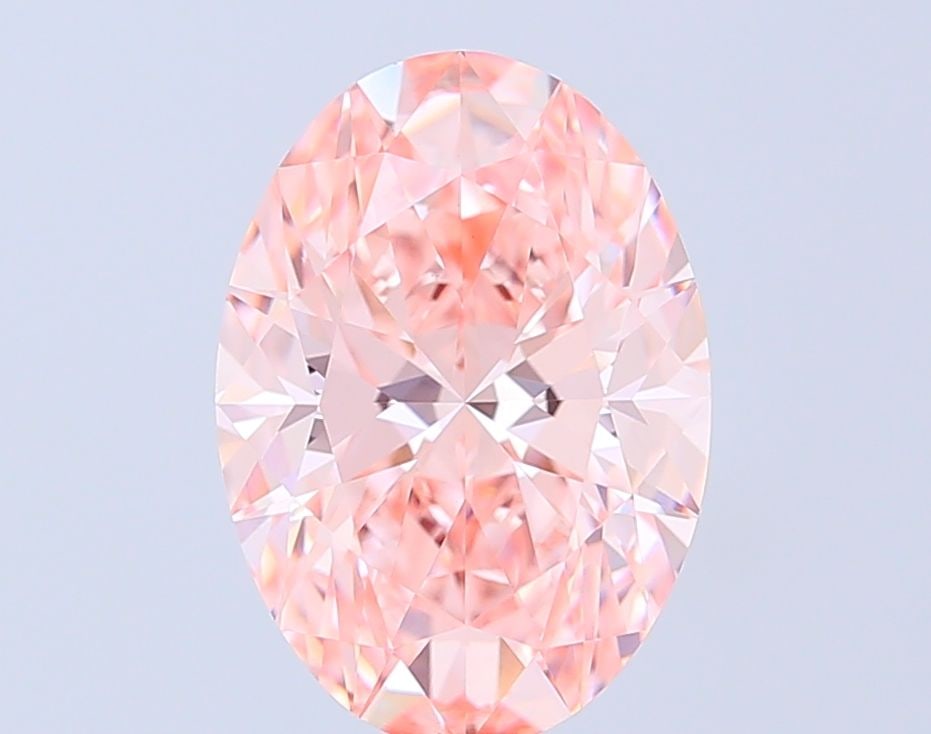 IGI Oval 4.03ct Fancy Vivid Pink VVS2 - Loose Lab Diamond: IGI Oval 4.03ct Fancy Vivid Pink VVS2 - Loose Lab Diamond Item Specifics: Source: This Is A Real Diamond Grown In A Lab Not Mined. Carat: 4.03 Cut: - Color: Fancy Vivid Pink Clarity: VVS2 Polish: EX