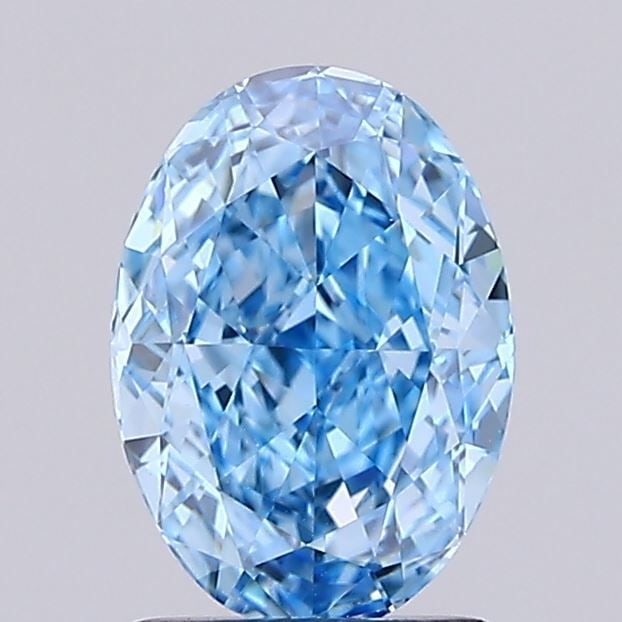 IGI Oval 1.51ct Fancy Vivid Blue VVS1 - Loose Lab Diamond: IGI Oval 1.51ct Fancy Vivid Blue VVS1 - Loose Lab Diamond Item Specifics: Source: This Is A Real Diamond Grown In A Lab Not Mined. Carat: 1.51 Cut: - Color: Fancy Vivid Blue Clarity: VVS1 Polish: EX