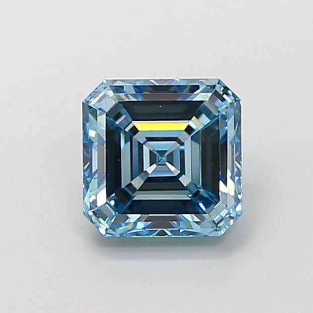 IGI Asscher 1.08ct Fancy Intense Blue VVS2 - Loose Lab Diamond: IGI Asscher 1.08ct Fancy Intense Blue VVS2 - Loose Lab Diamond Item Specifics: Source: This Is A Real Diamond Grown In A Lab Not Mined. Carat: 1.08 Cut: - Color: Fancy Intense Blue Clarity: VVS2 Polis