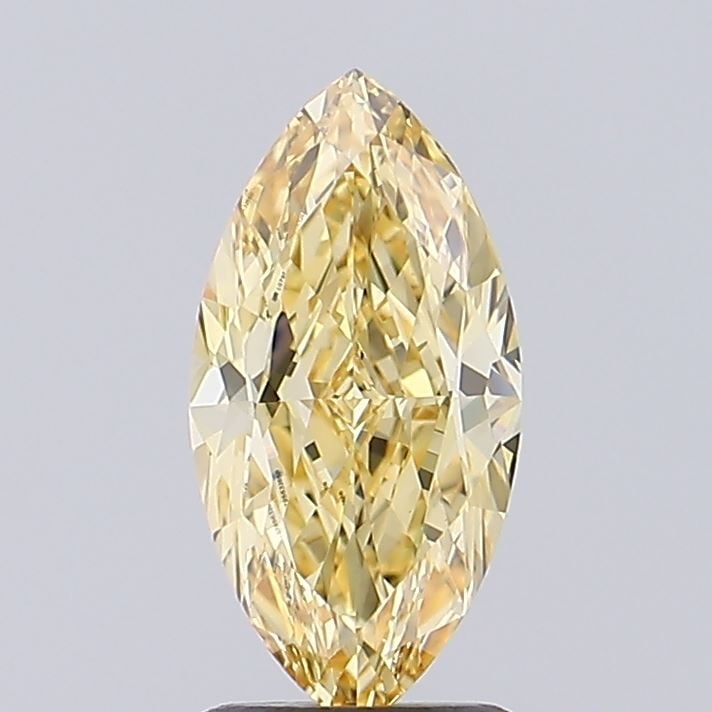 IGI Marquise 1.3ct Fancy Intense Yellow VVS2 - Loose Lab Diamond: IGI Marquise 1.3ct Fancy Intense Yellow VVS2 - Loose Lab Diamond Item Specifics: Source: This Is A Real Diamond Grown In A Lab Not Mined. Carat: 1.3 Cut: - Color: Fancy Intense Yellow Clarity: VVS2