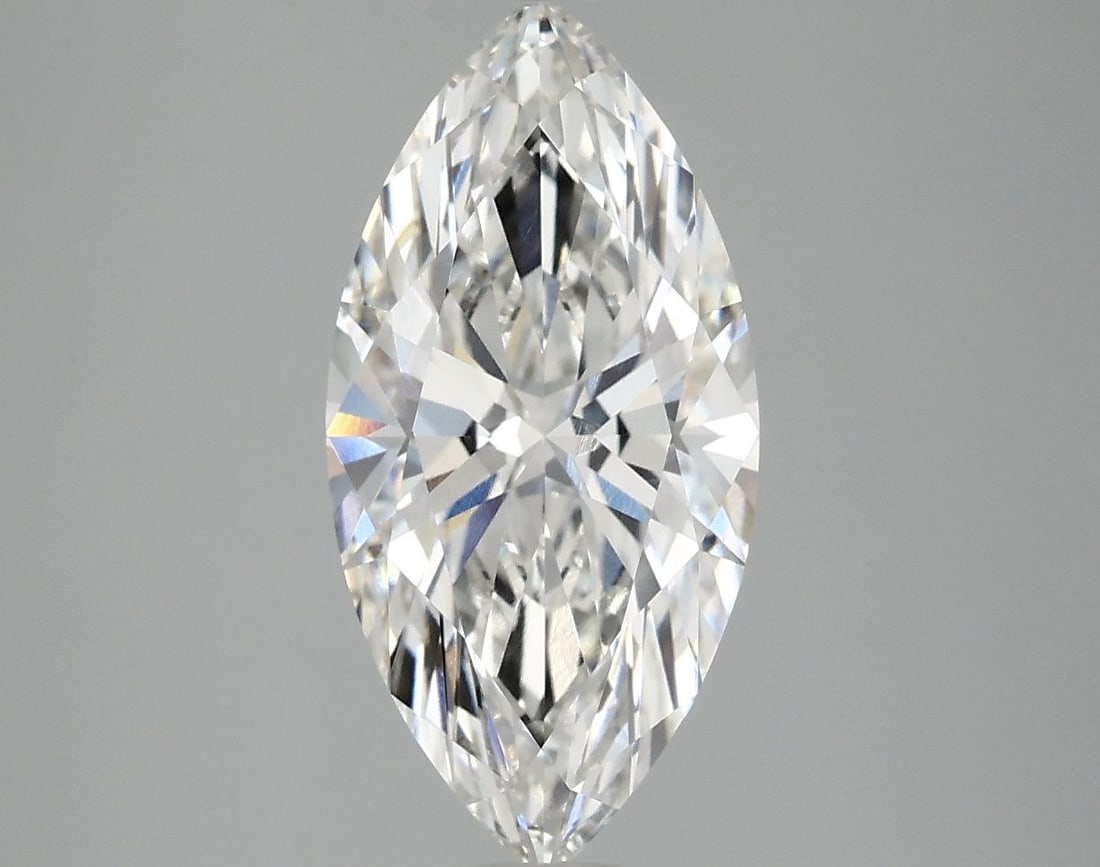 IGI Marquise 2.58ct F VVS2 - Loose Lab Diamond: IGI Marquise 2.58ct F VVS2 - Loose Lab Diamond Item Specifics: Source: This Is A Real Diamond Grown In A Lab Not Mined. Carat: 2.58 Cut: - Color: F Clarity: VVS2 Polish: EX Symmetry: EX Measurements: