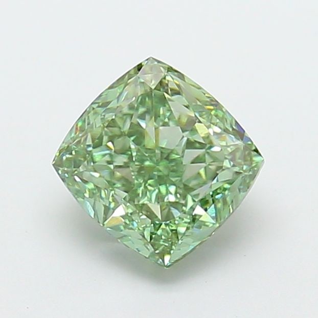 IGI Cushion Modified 2.22ct Fancy Vivid Green VVS2 - Loose Lab Diamond: IGI Cushion Modified 2.22ct Fancy Vivid Green VVS2 - Loose Lab Diamond Item Specifics: Source: This Is A Real Diamond Grown In A Lab Not Mined. Carat: 2.22 Cut: - Color: Fancy Vivid Green Clarity: