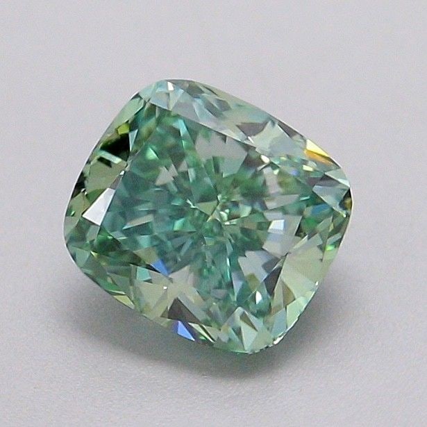 IGI Cushion Modified 1.1ct Fancy Vivid Green VVS1 - Loose Lab Diamond: IGI Cushion Modified 1.1ct Fancy Vivid Green VVS1 - Loose Lab Diamond Item Specifics: Source: This Is A Real Diamond Grown In A Lab Not Mined. Carat: 1.1 Cut: - Color: Fancy Vivid Green Clarity: VVS1