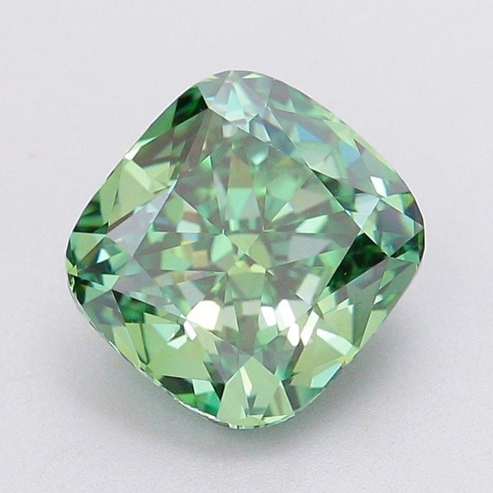 IGI Cushion Modified 2.06ct Fancy Vivid Green VVS2 - Loose Lab Diamond: IGI Cushion Modified 2.06ct Fancy Vivid Green VVS2 - Loose Lab Diamond Item Specifics: Source: This Is A Real Diamond Grown In A Lab Not Mined. Carat: 2.06 Cut: - Color: Fancy Vivid Green Clarity: VVS
