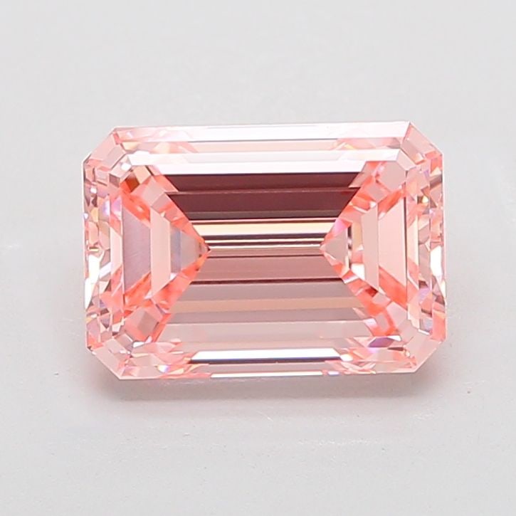 IGI Emerald 5.01ct Fancy Vivid Pink VVS2 - Loose Lab Diamond: IGI Emerald 5.01ct Fancy Vivid Pink VVS2 - Loose Lab Diamond Item Specifics: Source: This Is A Real Diamond Grown In A Lab Not Mined. Carat: 5.01 Cut: - Color: Fancy Vivid Pink Clarity: VVS2 Polish: E