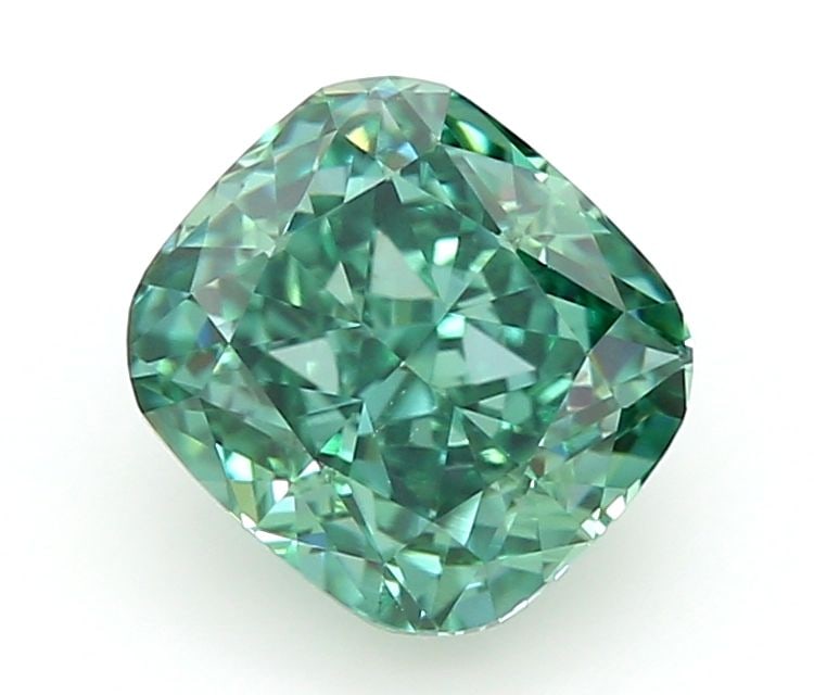 IGI Cushion Modified 1.05ct Fancy Vivid Green VVS2 - Loose Lab Diamond: IGI Cushion Modified 1.05ct Fancy Vivid Green VVS2 - Loose Lab Diamond Item Specifics: Source: This Is A Real Diamond Grown In A Lab Not Mined. Carat: 1.05 Cut: - Color: Fancy Vivid Green Clarity: VVS