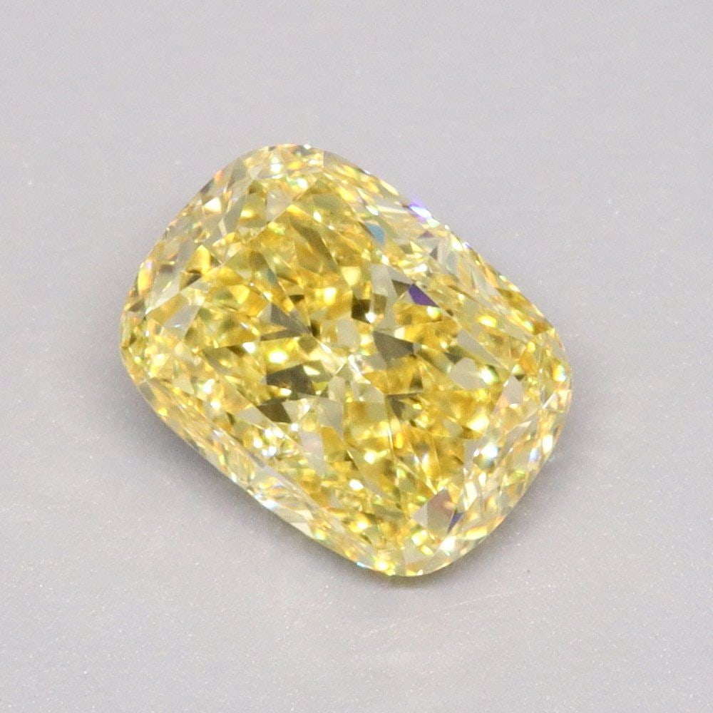 IGI Cushion Modified 1.02ct Fancy Intense Yellow VVS2 - Loose Lab Diamond: IGI Cushion Modified 1.02ct Fancy Intense Yellow VVS2 - Loose Lab Diamond Item Specifics: Source: This Is A Real Diamond Grown In A Lab Not Mined. Carat: 1.02 Cut: - Color: Fancy Intense Yellow