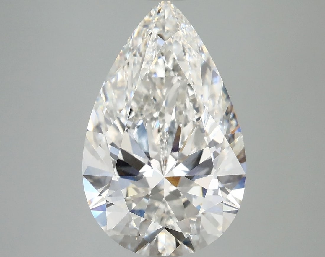 IGI Pear 5.07ct E VVS2 - Loose Lab Diamond: IGI Pear 5.07ct E VVS2 - Loose Lab Diamond Item Specifics: Source: This Is A Real Diamond Grown In A Lab Not Mined. Carat: 5.07 Cut: - Color: E Clarity: VVS2 Polish: EX Symmetry: EX Measurements: 15.4