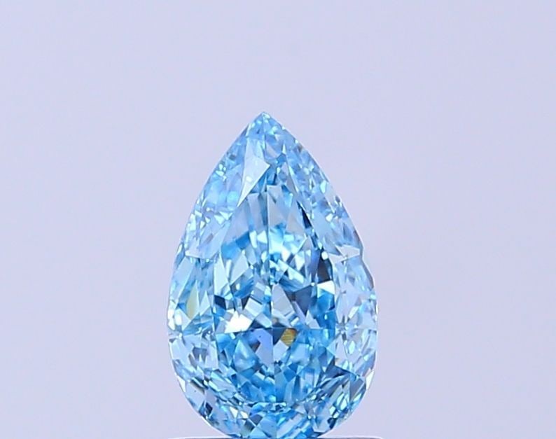 IGI Pear 1.03ct Fancy Vivid Blue VVS2 - Loose Lab Diamond: IGI Pear 1.03ct Fancy Vivid Blue VVS2 - Loose Lab Diamond Item Specifics: Source: This Is A Real Diamond Grown In A Lab Not Mined. Carat: 1.03 Cut: - Color: Fancy Vivid Blue Clarity: VVS2 Polish: EX