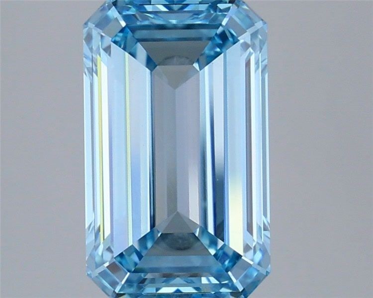 IGI Emerald 4.01ct Fancy Vivid Blue VVS2 - Loose Lab Diamond: IGI Emerald 4.01ct Fancy Vivid Blue VVS2 - Loose Lab Diamond Item Specifics: Source: This Is A Real Diamond Grown In A Lab Not Mined. Carat: 4.01 Cut: - Color: Fancy Vivid Blue Clarity: VVS2 Polish: