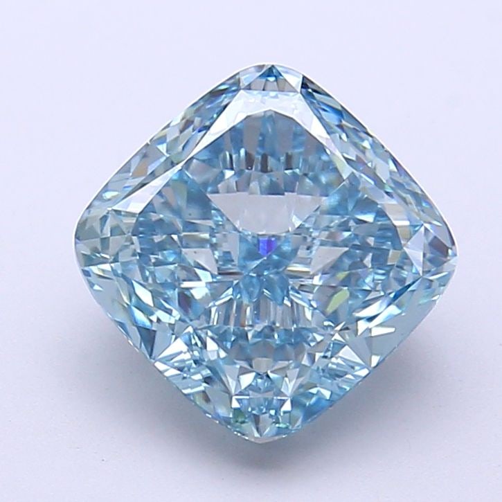 IGI Cushion Modified 3.12ct Fancy Vivid Blue VVS2 - Loose Lab Diamond: IGI Cushion Modified 3.12ct Fancy Vivid Blue VVS2 - Loose Lab Diamond Item Specifics: Source: This Is A Real Diamond Grown In A Lab Not Mined. Carat: 3.12 Cut: - Color: Fancy Vivid Blue Clarity: VVS2