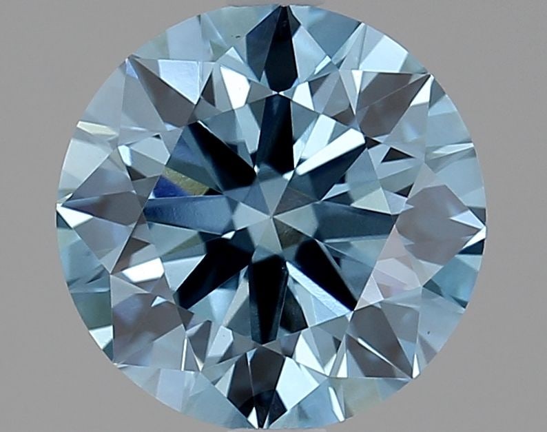 IGI Round 2.04ct Fancy Vivid Blue VVS2 - Ideal Loose Lab Diamond: IGI Round 2.04ct Fancy Vivid Blue VVS2 - Ideal Loose Lab Diamond Item Specifics: Source: This Is A Real Diamond Grown In A Lab Not Mined. Carat: 2.04 Cut: ID Color: Fancy Vivid Blue Clarity: VVS2 Poli