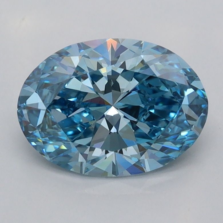 IGI Oval 1.5ct Fancy Vivid Blue VVS2 - Loose Lab Diamond: IGI Oval 1.5ct Fancy Vivid Blue VVS2 - Loose Lab Diamond Item Specifics: Source: This Is A Real Diamond Grown In A Lab Not Mined. Carat: 1.5 Cut: - Color: Fancy Vivid Blue Clarity: VVS2 Polish: EX Sym