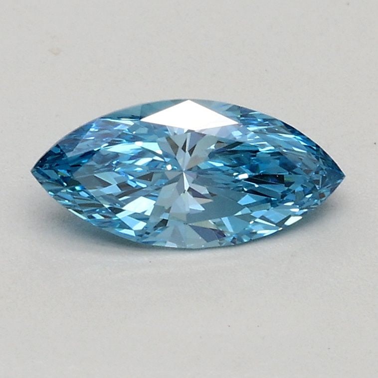 IGI Marquise 0.38ct Fancy Vivid Blue VVS2 - Loose Lab Diamond: IGI Marquise 0.38ct Fancy Vivid Blue VVS2 - Loose Lab Diamond Item Specifics: Source: This Is A Real Diamond Grown In A Lab Not Mined. Carat: 0.38 Cut: - Color: Fancy Vivid Blue Clarity: VVS2 Polish: 