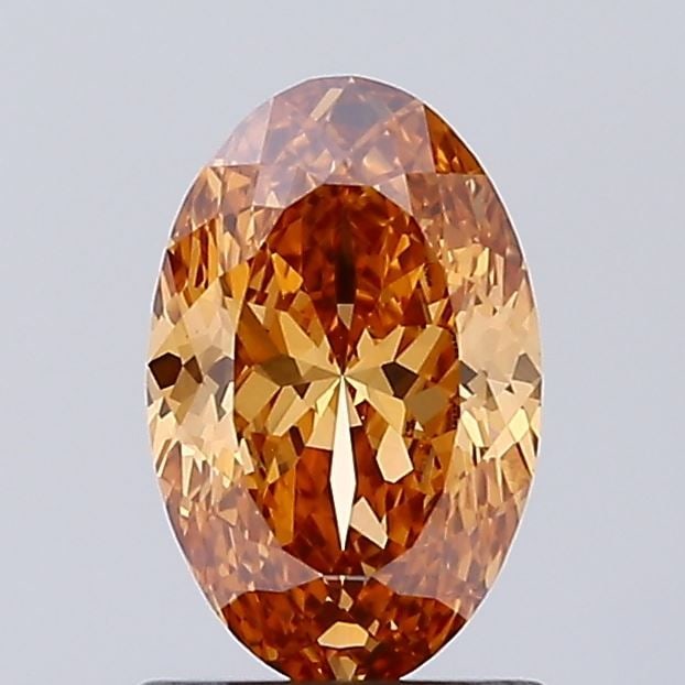IGI Oval 1.1ct Fancy Intense Brownish Orange VVS2 - Loose Lab Diamond: IGI Oval 1.1ct Fancy Intense Brownish Orange VVS2 - Loose Lab Diamond Item Specifics: Source: This Is A Real Diamond Grown In A Lab Not Mined. Carat: 1.1 Cut: - Color: Fancy Intense Brownish Orange Cl