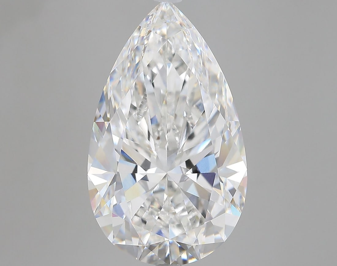 IGI Pear 9.52ct E VVS2 - Loose Lab Diamond: IGI Pear 9.52ct E VVS2 - Loose Lab Diamond Item Specifics: Source: This Is A Real Diamond Grown In A Lab Not Mined. Carat: 9.52 Cut: - Color: E Clarity: VVS2 Polish: EX Symmetry: EX Measurements: 19.3