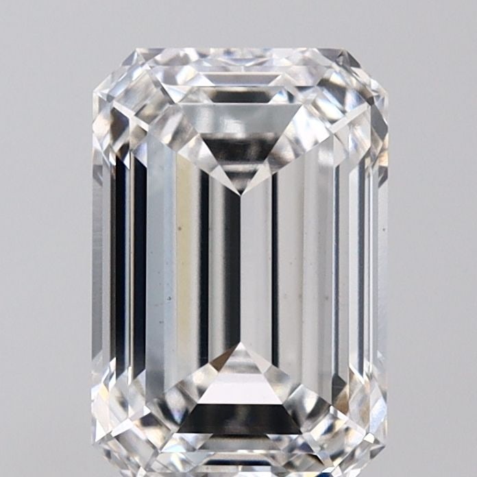 IGI Emerald 2.56ct E VVS2 - Loose Lab Diamond: IGI Emerald 2.56ct E VVS2 - Loose Lab Diamond Item Specifics: Source: This Is A Real Diamond Grown In A Lab Not Mined. Carat: 2.56 Cut: - Color: E Clarity: VVS2 Polish: EX Symmetry: EX Measurements: 9