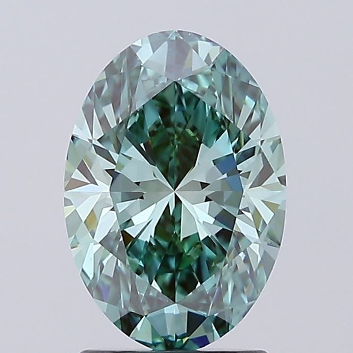 IGI Oval 2.01ct Fancy Vivid Green VVS2 - Loose Lab Diamond: IGI Oval 2.01ct Fancy Vivid Green VVS2 - Loose Lab Diamond Item Specifics: Source: This Is A Real Diamond Grown In A Lab Not Mined. Carat: 2.01 Cut: - Color: Fancy Vivid Green Clarity: VVS2 Polish: