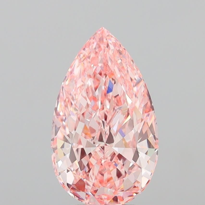 IGI Pear 4.1ct Fancy Vivid Pink VVS2 - Loose Lab Diamond: IGI Pear 4.1ct Fancy Vivid Pink VVS2 - Loose Lab Diamond Item Specifics: Source: This Is A Real Diamond Grown In A Lab Not Mined. Carat: 4.1 Cut: - Color: Fancy Vivid Pink Clarity: VVS2 Polish: EX Sym