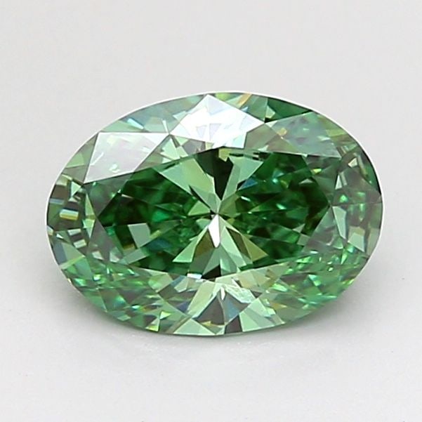 IGI Oval 1.08ct Fancy Vivid Green VVS2 - Loose Lab Diamond: IGI Oval 1.08ct Fancy Vivid Green VVS2 - Loose Lab Diamond Item Specifics: Source: This Is A Real Diamond Grown In A Lab Not Mined. Carat: 1.08 Cut: - Color: Fancy Vivid Green Clarity: VVS2 Polish: VG