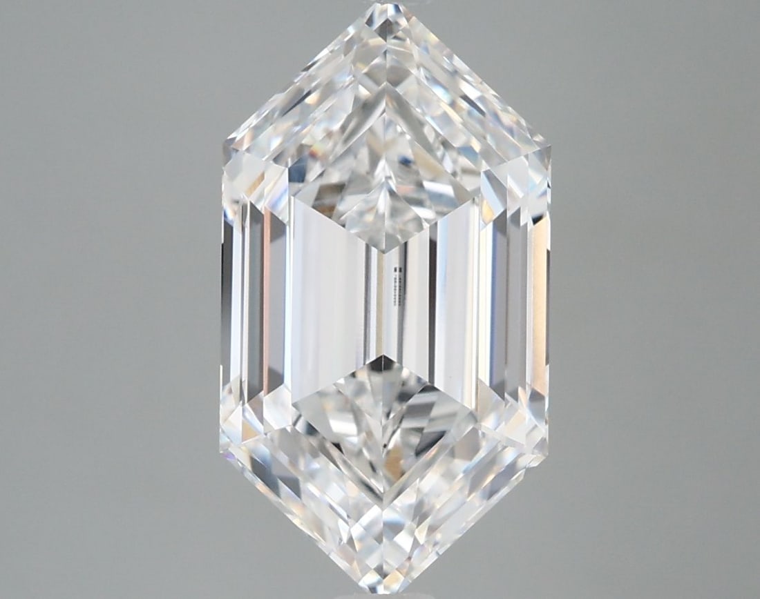 IGI Hexagonal 4.01ct E VVS2 - Loose Lab Diamond: IGI Hexagonal 4.01ct E VVS2 - Loose Lab Diamond Item Specifics: Source: This Is A Real Diamond Grown In A Lab Not Mined. Carat: 4.01 Cut: - Color: E Clarity: VVS2 Polish: EX Symmetry: EX