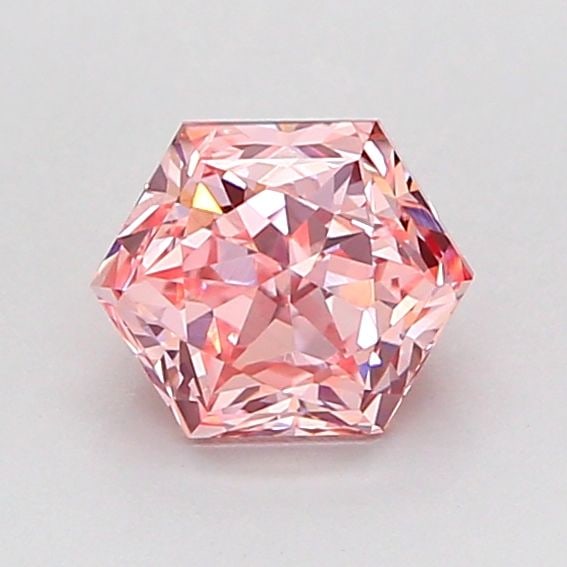 IGI Hexagonal 1.0ct Fancy Vivid Pink VVS2 - Loose Lab Diamond: IGI Hexagonal 1.0ct Fancy Vivid Pink VVS2 - Loose Lab Diamond Item Specifics: Source: This Is A Real Diamond Grown In A Lab Not Mined. Carat: 1.0 Cut: - Color: Fancy Vivid Pink Clarity: VVS2 Polish: