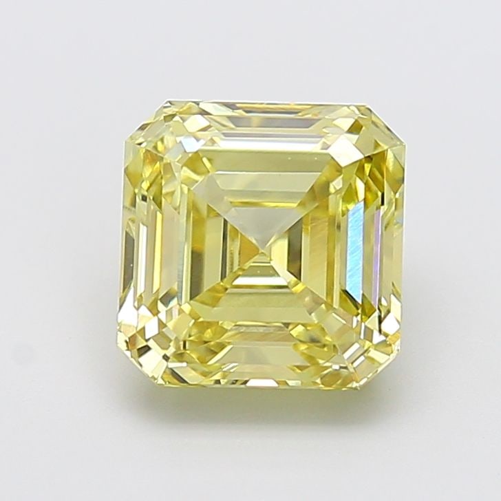 IGI Asscher 4.05ct Fancy Intense Yellow VVS2 - Loose Lab Diamond: IGI Asscher 4.05ct Fancy Intense Yellow VVS2 - Loose Lab Diamond Item Specifics: Source: This Is A Real Diamond Grown In A Lab Not Mined. Carat: 4.05 Cut: - Color: Fancy Intense Yellow Clarity: VVS2