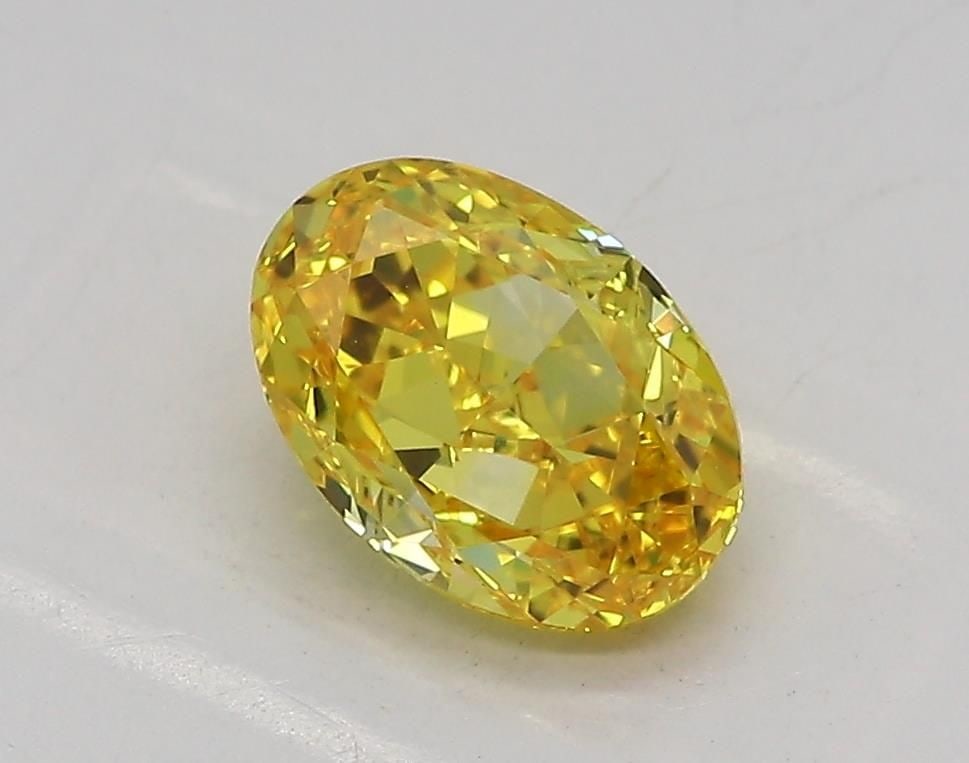 IGI Oval 1.06ct Fancy Vivid Yellow VVS1 - Loose Lab Diamond: IGI Oval 1.06ct Fancy Vivid Yellow VVS1 - Loose Lab Diamond Item Specifics: Source: This Is A Real Diamond Grown In A Lab Not Mined. Carat: 1.06 Cut: - Color: Fancy Vivid Yellow Clarity: VVS1 Polish: 
