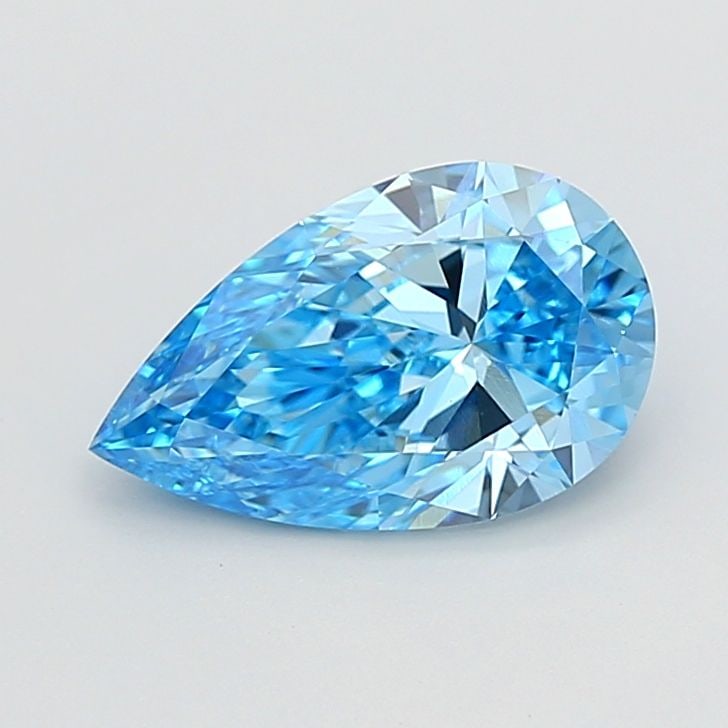 IGI Pear 3.06ct Fancy Vivid Blue VVS2 - Loose Lab Diamond: IGI Pear 3.06ct Fancy Vivid Blue VVS2 - Loose Lab Diamond Item Specifics: Source: This Is A Real Diamond Grown In A Lab Not Mined. Carat: 3.06 Cut: - Color: Fancy Vivid Blue Clarity: VVS2 Polish: EX S