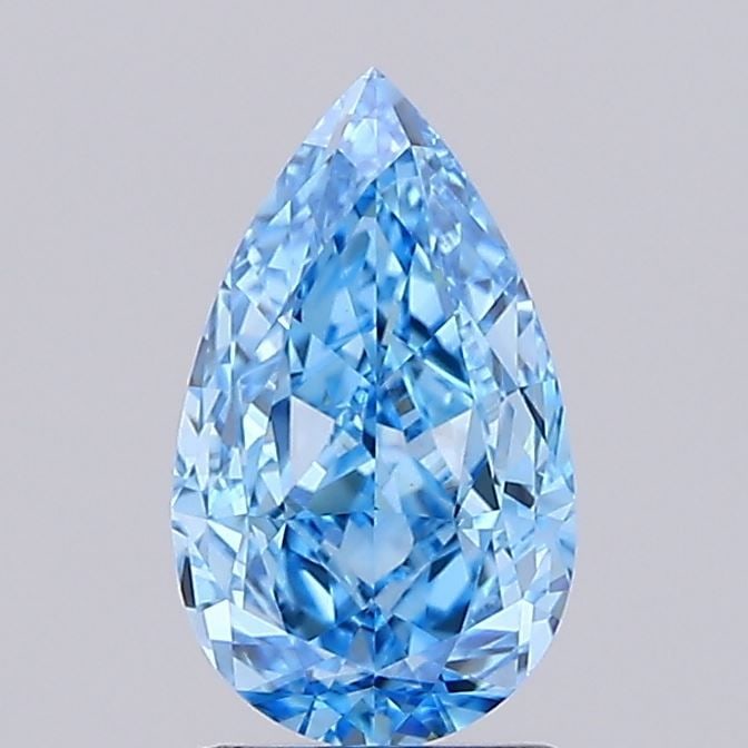IGI Pear 2.04ct Fancy Vivid Blue VVS2 - Loose Lab Diamond: IGI Pear 2.04ct Fancy Vivid Blue VVS2 - Loose Lab Diamond Item Specifics: Source: This Is A Real Diamond Grown In A Lab Not Mined. Carat: 2.04 Cut: - Color: Fancy Vivid Blue Clarity: VVS2 Polish: EX S