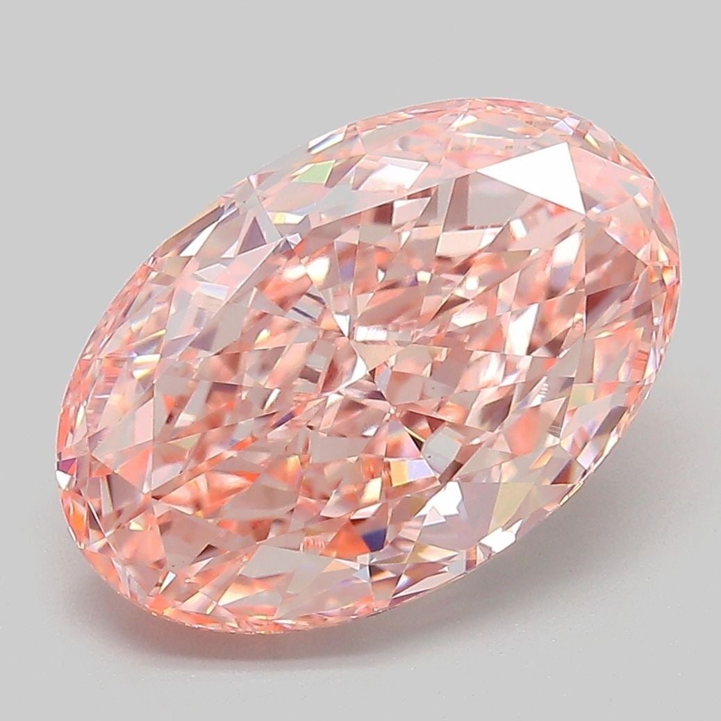 IGI Oval 5.22ct Fancy Vivid Pink VVS2 - Loose Lab Diamond: IGI Oval 5.22ct Fancy Vivid Pink VVS2 - Loose Lab Diamond Item Specifics: Source: This Is A Real Diamond Grown In A Lab Not Mined. Carat: 5.22 Cut: - Color: Fancy Vivid Pink Clarity: VVS2 Polish: EX S