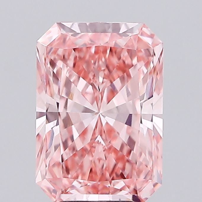 IGI Radiant 3.09ct Fancy Vivid Pink VVS1 - Loose Lab Diamond: IGI Radiant 3.09ct Fancy Vivid Pink VVS1 - Loose Lab Diamond Item Specifics: Source: This Is A Real Diamond Grown In A Lab Not Mined. Carat: 3.09 Cut: - Color: Fancy Vivid Pink Clarity: VVS1 Polish: E