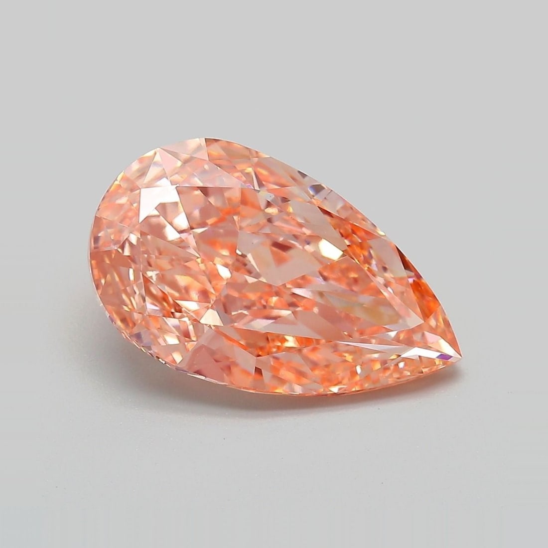 IGI Pear 5.05ct Fancy Vivid Pink Orange VVS2 - Loose Lab Diamond: IGI Pear 5.05ct Fancy Vivid Pink Orange VVS2 - Loose Lab Diamond Item Specifics: Source: This Is A Real Diamond Grown In A Lab Not Mined. Carat: 5.05 Cut: - Color: Fancy Vivid Pink Orange Clarity: VVS