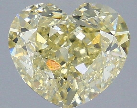 IGI Heart 2.55ct Fancy Intense Yellow VVS2 - Loose Lab Diamond: IGI Heart 2.55ct Fancy Intense Yellow VVS2 - Loose Lab Diamond Item Specifics: Source: This Is A Real Diamond Grown In A Lab Not Mined. Carat: 2.55 Cut: - Color: Fancy Intense Yellow Clarity: VVS2 Pol