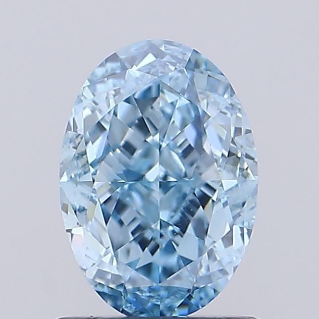 IGI Oval 1.37ct Fancy Vivid Blue VVS2 - Loose Lab Diamond: IGI Oval 1.37ct Fancy Vivid Blue VVS2 - Loose Lab Diamond Item Specifics: Source: This Is A Real Diamond Grown In A Lab Not Mined. Carat: 1.37 Cut: - Color: Fancy Vivid Blue Clarity: VVS2 Polish: VG