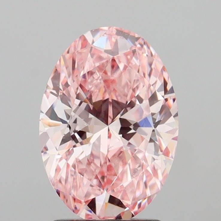 IGI Oval 2.07ct Fancy Intense Pink VVS2 - Loose Lab Diamond: IGI Oval 2.07ct Fancy Intense Pink VVS2 - Loose Lab Diamond Item Specifics: Source: This Is A Real Diamond Grown In A Lab Not Mined. Carat: 2.07 Cut: - Color: Fancy Intense Pink Clarity: VVS2 Polish: 