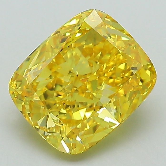 IGI Cushion Modified 2.13ct Fancy Vivid Yellow VVS2 - Loose Lab Diamond: IGI Cushion Modified 2.13ct Fancy Vivid Yellow VVS2 - Loose Lab Diamond Item Specifics: Source: This Is A Real Diamond Grown In A Lab Not Mined. Carat: 2.13 Cut: - Color: Fancy Vivid Yellow Clarity: V