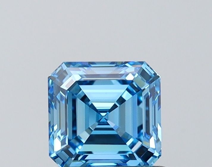 IGI Asscher 1.02ct Fancy Vivid Blue VVS1 - Loose Lab Diamond: IGI Asscher 1.02ct Fancy Vivid Blue VVS1 - Loose Lab Diamond Item Specifics: Source: This Is A Real Diamond Grown In A Lab Not Mined. Carat: 1.02 Cut: - Color: Fancy Vivid Blue Clarity: VVS1 Polish: E