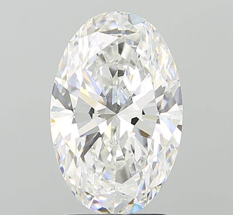 Oval 1.55ct E VVS2 - Loose Lab Diamond: Oval 1.55ct E VVS2 - Loose Lab Diamond Item Specifics: Source: This Is A Real Diamond Grown In A Lab Not Mined. Carat: 1.55 Cut: - Color: E Clarity: VVS2 Polish: VG Symmetry: VG Measurements: 9.8L X