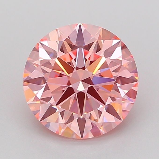IGI Round 2.07ct Fancy Vivid Pink VVS2 - Ideal Loose Lab Diamond: IGI Round 2.07ct Fancy Vivid Pink VVS2 - Ideal Loose Lab Diamond Item Specifics: Source: This Is A Real Diamond Grown In A Lab Not Mined. Carat: 2.07 Cut: ID Color: Fancy Vivid Pink Clarity: VVS2
