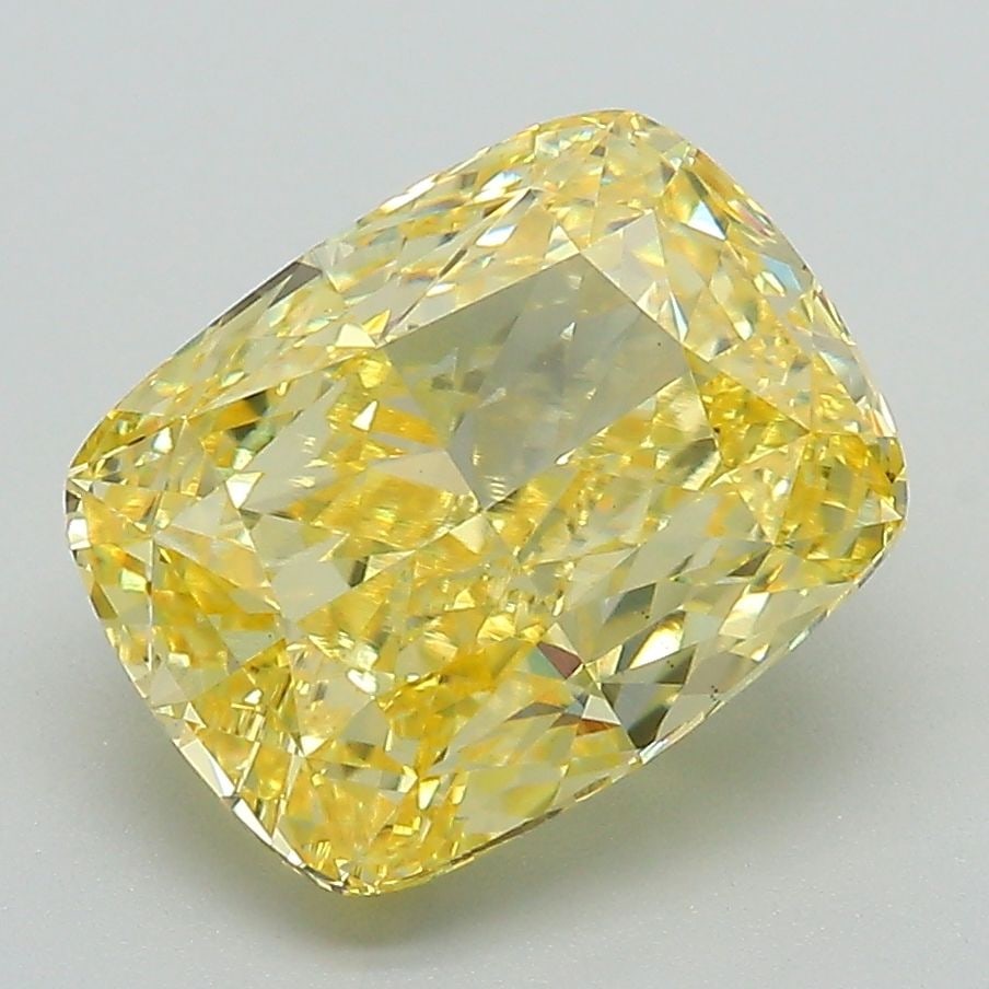 IGI Cushion Modified 4.01ct Fancy Vivid Yellow VVS2 - Loose Lab Diamond: IGI Cushion Modified 4.01ct Fancy Vivid Yellow VVS2 - Loose Lab Diamond Item Specifics: Source: This Is A Real Diamond Grown In A Lab Not Mined. Carat: 4.01 Cut: - Color: Fancy Vivid Yellow Clarity: V
